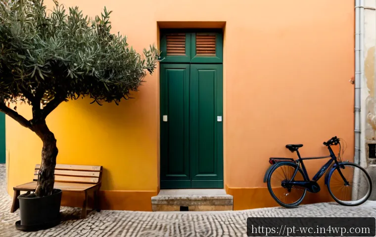 Home 17 도시 속 느린 주택 디자인 아이디어 - Photorealistic exterior of a compact slow-living townhouse in a historic Lisbon neighborhood, warm t...